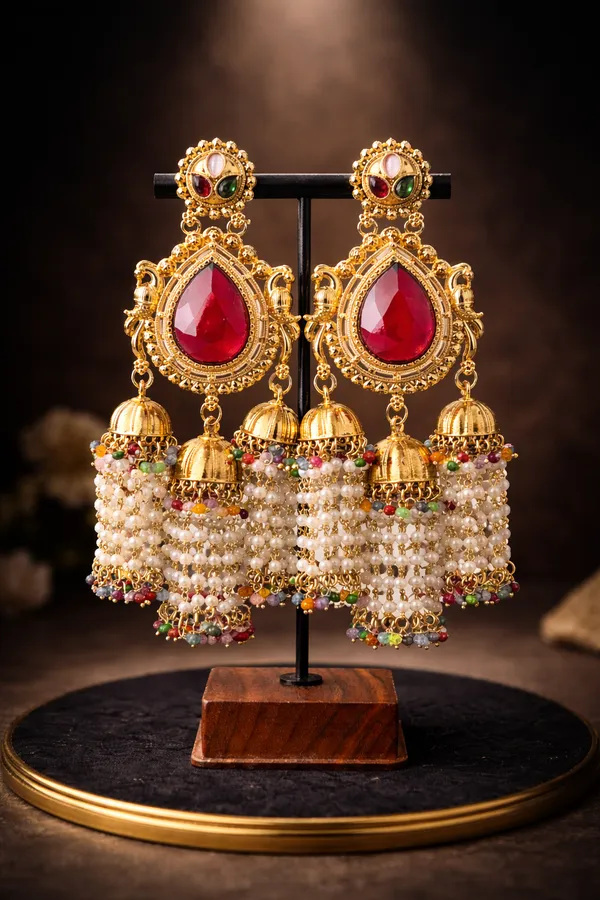 Royal_Ruby_Pearl_Jhumka_Earrings