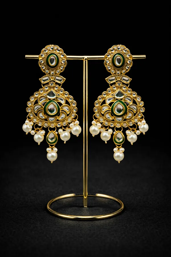 Emerald_Green_And_Gold_Heritage_Kundan_Bridal_Necklace_Set_Premium_Multi_Strand_Pearls_For_Women