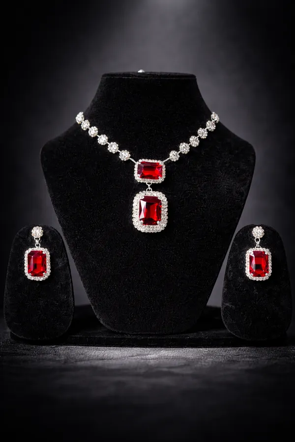 Red_Stone_Party_Wear_Necklace_Set_For_Women