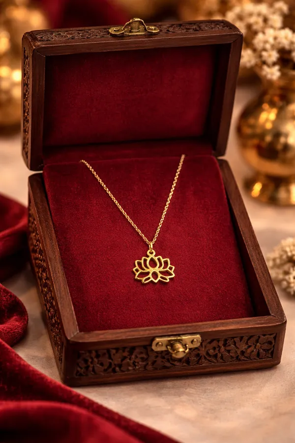 Golden_Blossom_Pendant_Necklace_For_Women