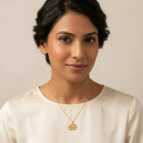 Golden_Blossom_Pendant_Necklace_For_Women