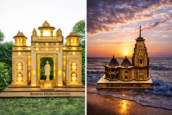 Wooden_Premium_Shree_Somnath_Temple_&_Banaras_Hindu_University_With_Light_Effect_For_Home_Decor_(Pack_Of_2)