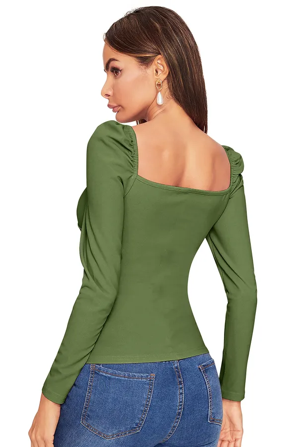 Mehndi_Sweetheart_Neck_Full_Sleeve_Slim_Fit_Fancy_Top_For_Women