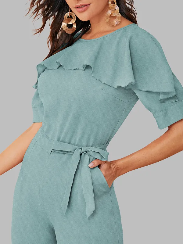 Pista_Solid_With_Matching_Belt_Jumpsuit_For_Women