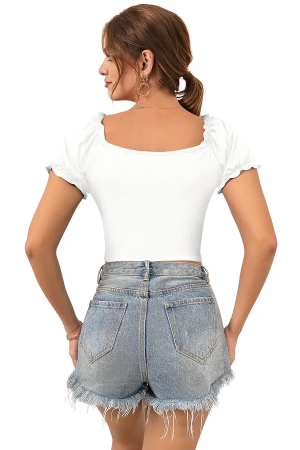 White_Sweetheart_Neck_Stylish_Balloon_Sleeves_Top_For_Women