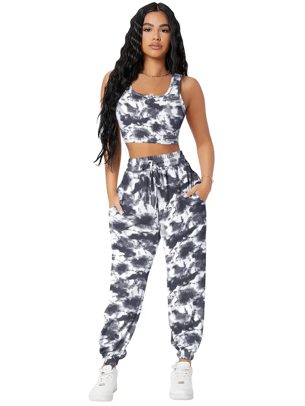 Grey_Aesthetic_Bodies_Tie_Dye_Twisted_Knot_Round_Neck_&_Sleeveless_Pattern_Jogger_Co-Ord_Set_For_Women