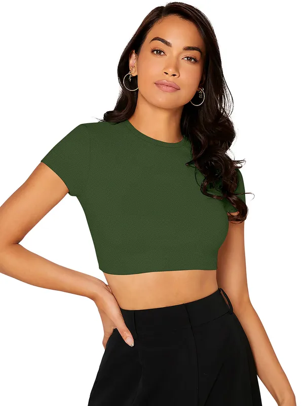 Mehndi_Cute_Summer_Scoop_Neck_Basic_Tees_Slim_Fit_Trendy_Short_Sleeve_T-Shirt_For_Women