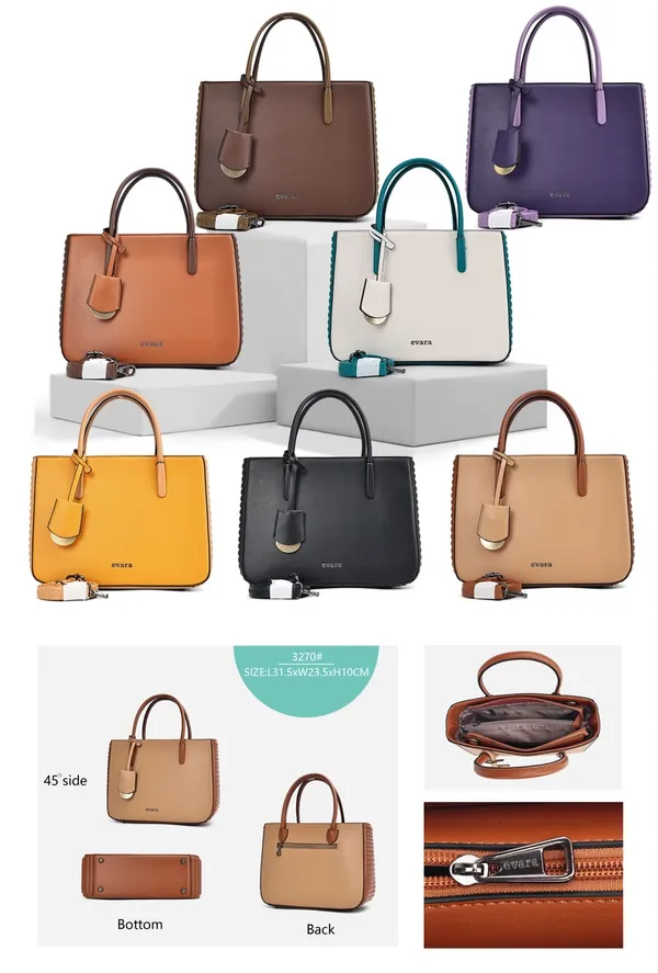 Beige_Leather_Structured_Tote_Handbag_With_Detachable_Strap