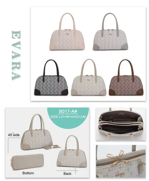 Brown_Textured_Dome_Satchel_Handbag_for_Women
