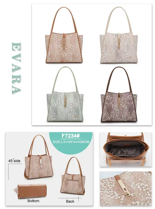 Beige_Floral_Print_Structured_Tote_Bag_for_Women