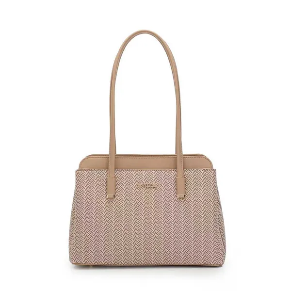 Beige_Woven_Textured_Structured_Tote_Bag_for_Women