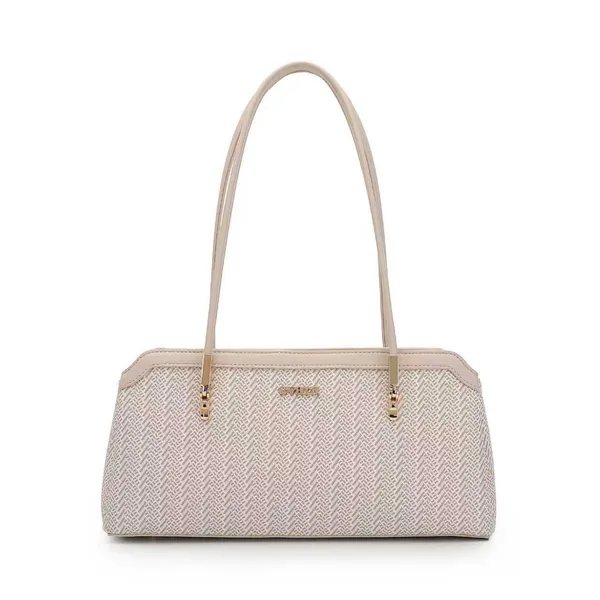 Beige_Woven_Pattern_Structured_Shoulder_Bag_for_Women