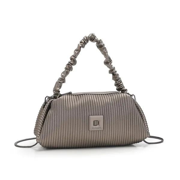 Grey_Pleated_Ruched_Handle_Shoulder_Bag_for_Women