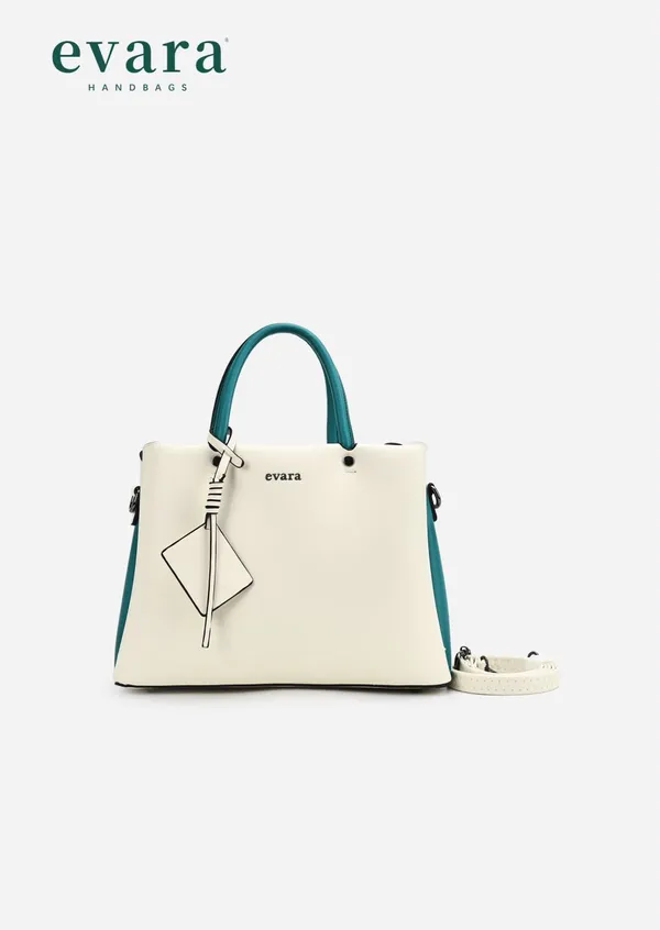 Evara_White_Teal_Structured_Tote_Bag_for_Women
