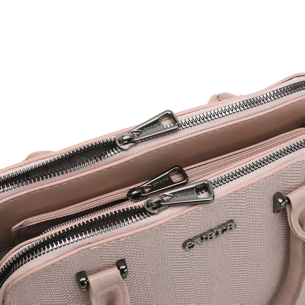 Pink_Textured_Dome_Satchel_Handbag_with_Rose_Detail
