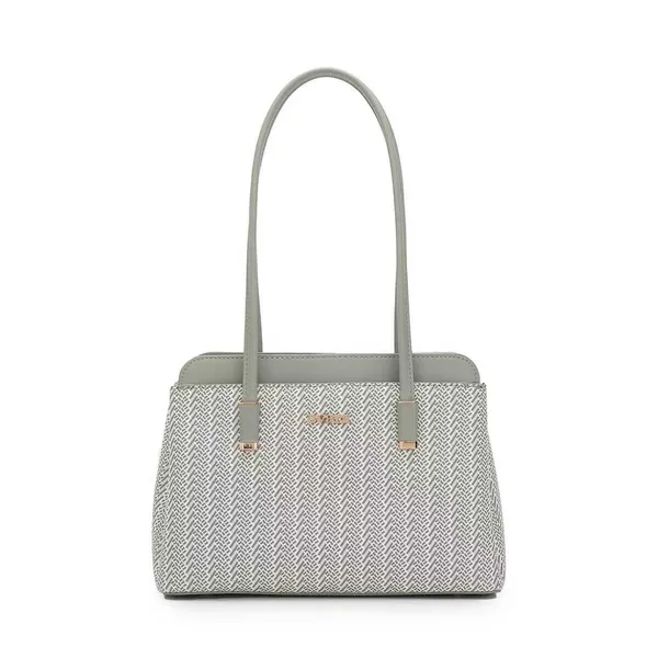 Grey_Textured_Woven_Pattern_Shoulder_Handbag_for_Women