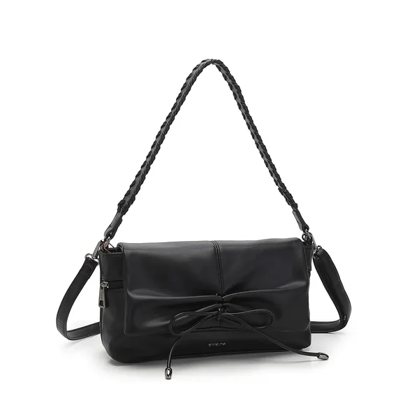 Black_Vegan_Leather_Shoulder_Bag_with_Braided_Handle