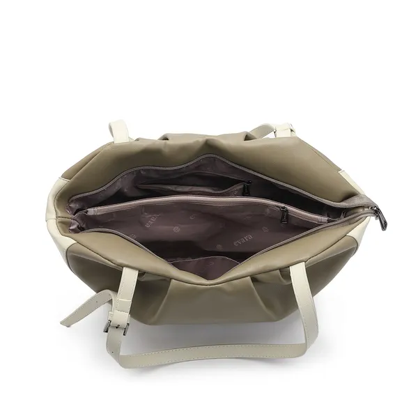Olive_Green_Ivory_Two-Tone_Vegan_Leather_Shoulder_Bag_for_Women