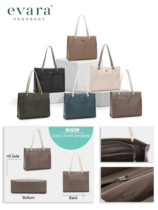Olive_Green_Structured_Tote_Bag_with_Contrast_Handles_for_Women