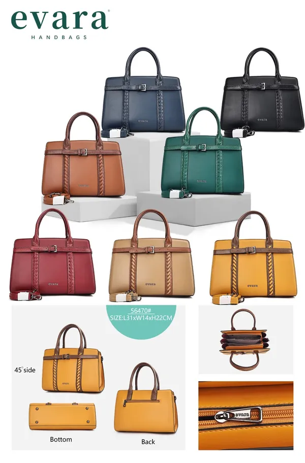 Navy_Blue_Structured_Handbag_with_Textured_Detailing