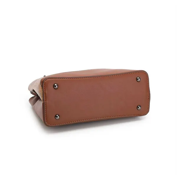 Brown_Snake_Print_Two-Tone_Structured_Handbag_With_Detachable_Strap