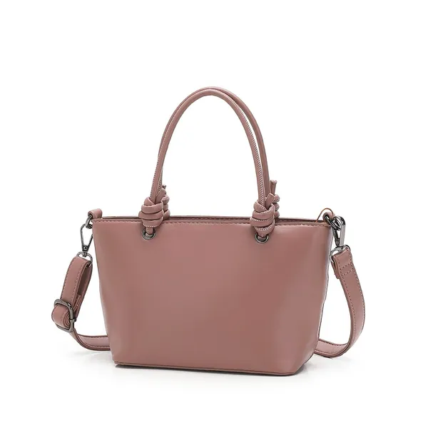 Dusty_Rose_Woven_Leather_Structured_Tote_Bag_for_Women