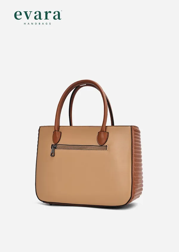 Beige_Leather_Structured_Tote_Handbag_With_Detachable_Strap