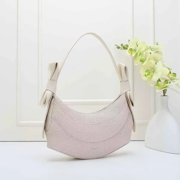 Beige_Textured_Crescent_Shoulder_Bag_for_Women