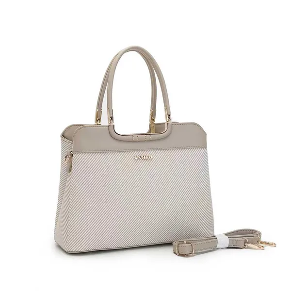 Beige_Textured_Diagonal_Stripe_Structured_Handbag_for_Women
