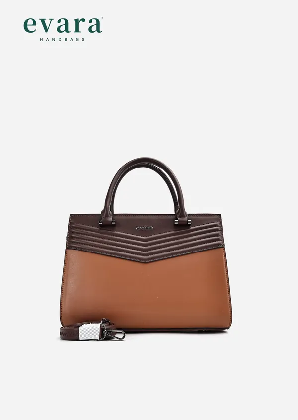 Brown_Tan_Structured_Chevron_Quilted_Handbag_for_Women