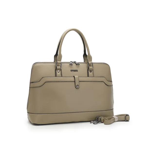 Taupe_Faux_Leather_Structured_Handbag_with_Detachable_Strap