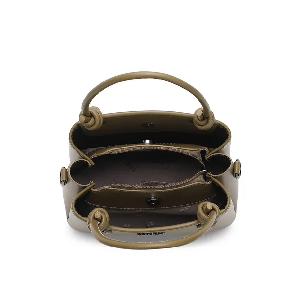 Olive_Green_Structured_Handbag_with_Detachable_Strap