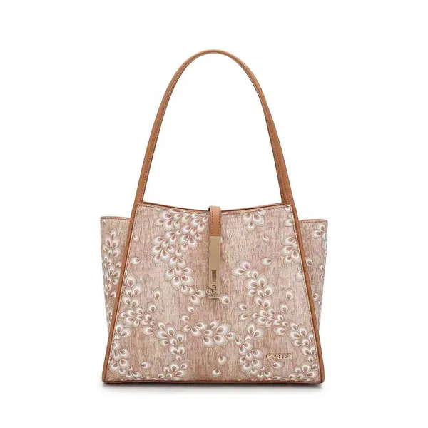 Beige_Floral_Print_Structured_Tote_Bag_for_Women