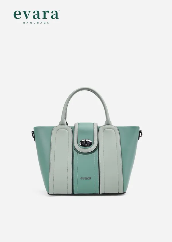 Mint_Green_Structured_Satchel_Handbag_with_Top_Handle
