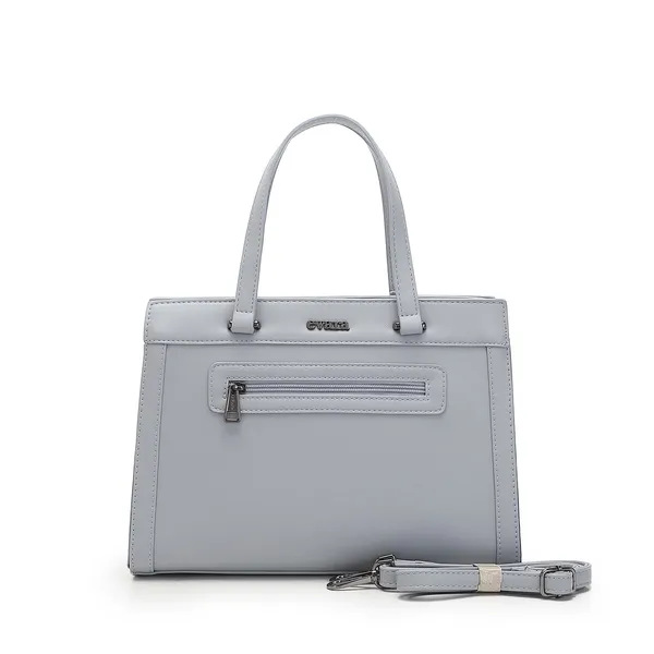Grey_Structured_Saffiano_Leather_Handbag_with_Detachable_Strap