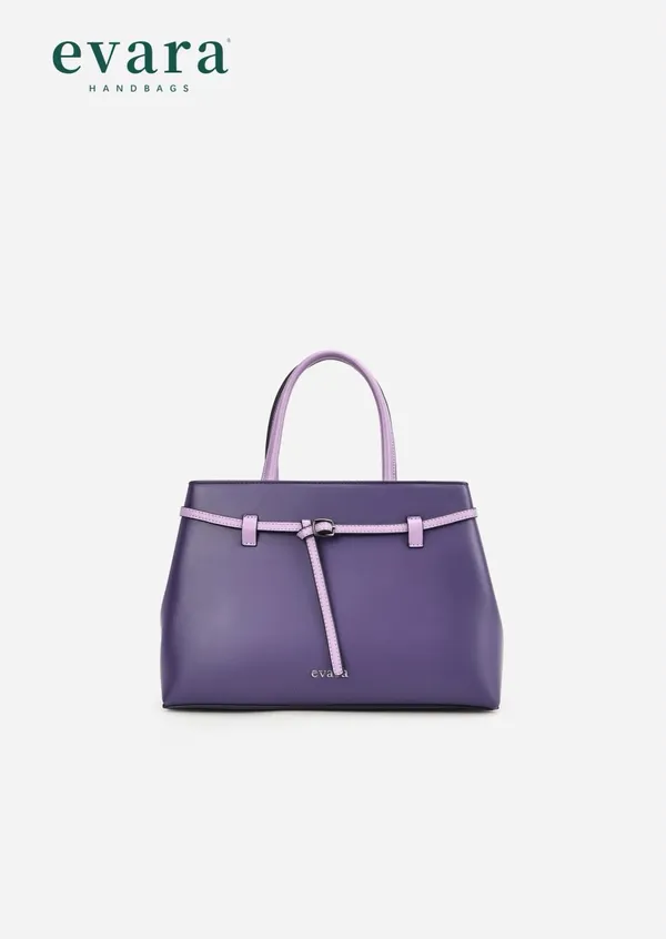Evara_Purple_Leather_Structured_Handbag_For_Women