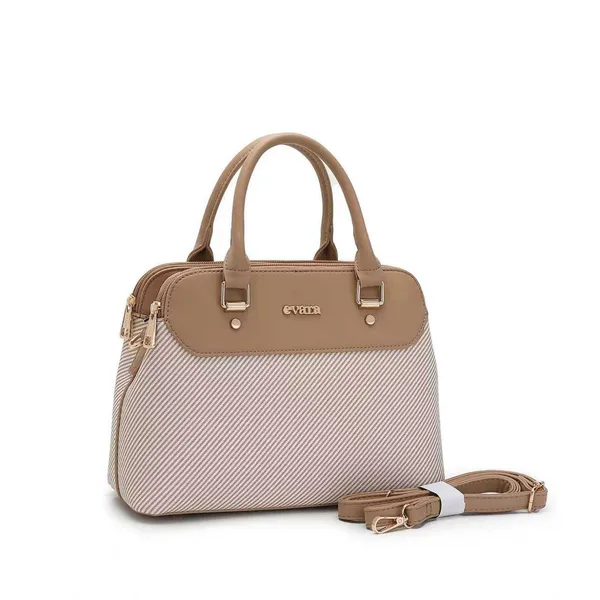 Beige_Striped_Dome_Structured_Handbag_for_Women
