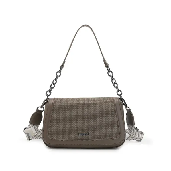 Grey_Textured_Faux_Leather_Chain_Strap_Shoulder_Bag_for_Women