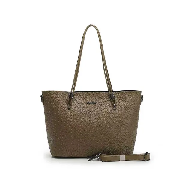 Olive_Green_Textured_Faux_Leather_Tote_Bag_with_Detachable_Strap