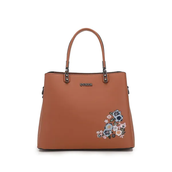 Brown_Floral_Embellished_Structured_Handbag_for_Women