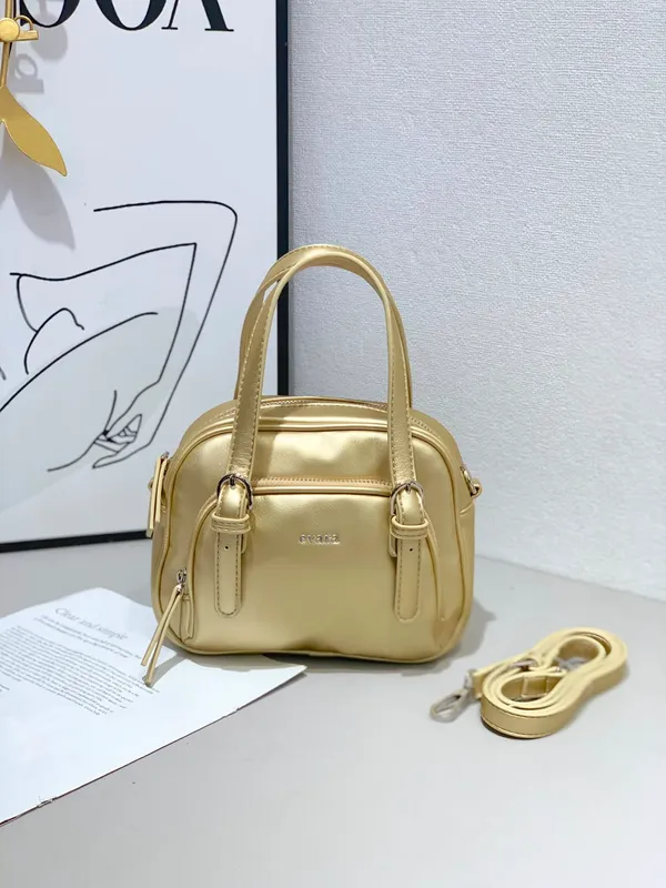Gold_Metallic_Faux_Leather_Structured_Mini_Handbag_with_Detachable_Strap