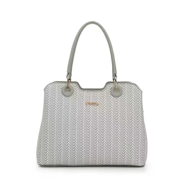 Grey_Woven_Pattern_Structured_Shoulder_Handbag_for_Women