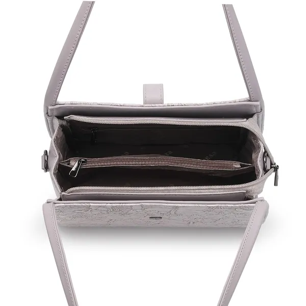 Grey_Embossed_Floral_Pattern_Shoulder_Handbag_with_Detachable_Strap