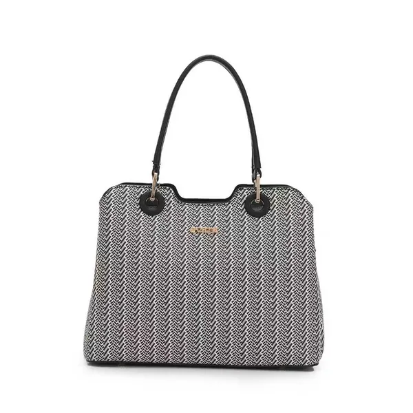 Black_and_White_Textured_Pattern_Structured_Shoulder_Bag_for_Women
