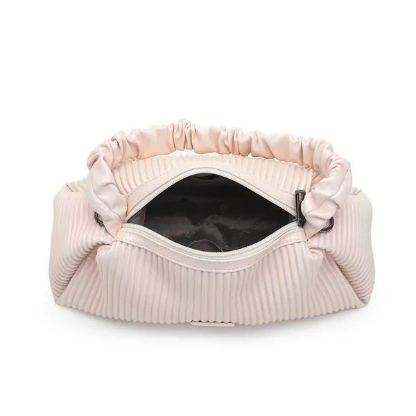 Blush_Pink_Pleated_Ruched_Handle_Clutch_with_Chain_Strap