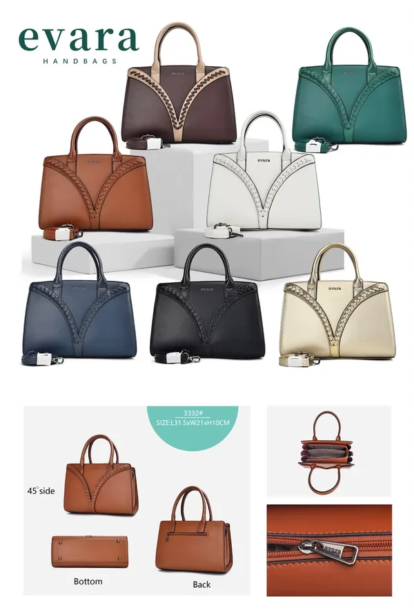 Green_Textured_Structured_Handbag_With_Detachable_Strap