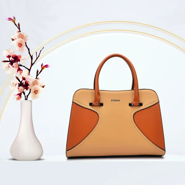 Evara_Tan_Orange_Color_Block_Structured_Handbag_for_Women