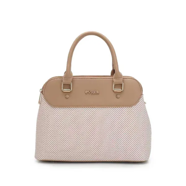 Beige_Striped_Dome_Structured_Handbag_for_Women