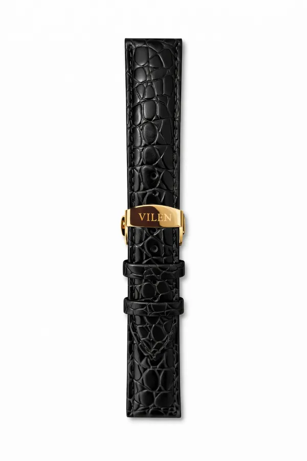 LXY_Black_Leather_Strap_For_Men_-_22mm