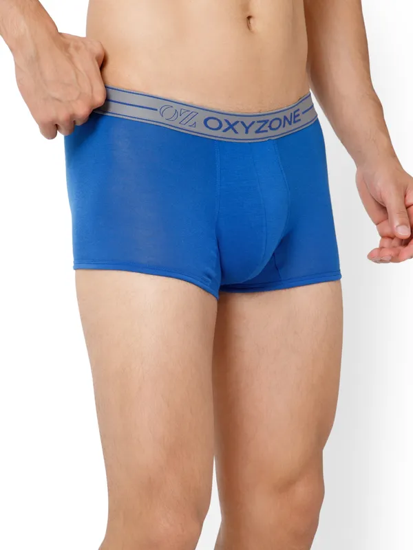 OXYZONE_Solid_Modal_Underwear_Trunk_for_Men_with_Sweat-Absorbent_&_Lightweight_Stretchy_Fabric,_3X_Softer_Than_Cotton_&_Tag-Free,_Breathable_Innerwear_with_Soft_Waistband